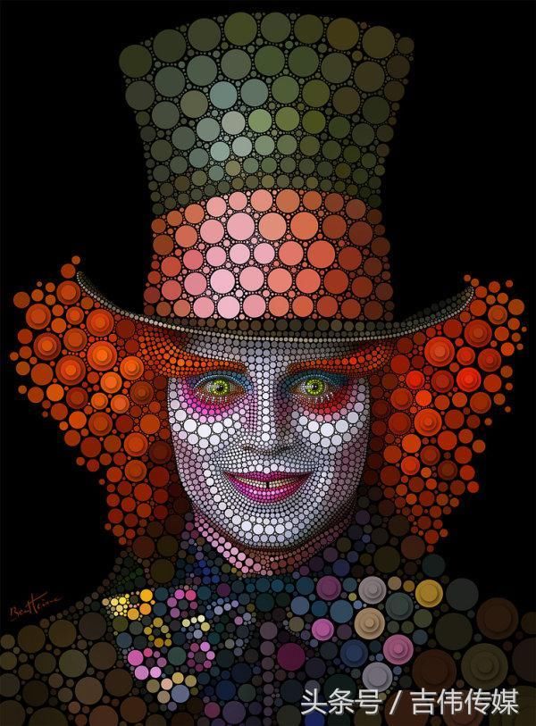 现代数字艺术作品,是新艺术还是密集恐惧症的