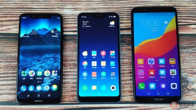 诺基亚X5\/红米6Pro\/荣耀7C对比评测:真千元机