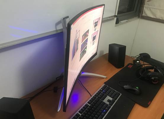 AOC AG322QCX开箱评测:大屏吃鸡利器