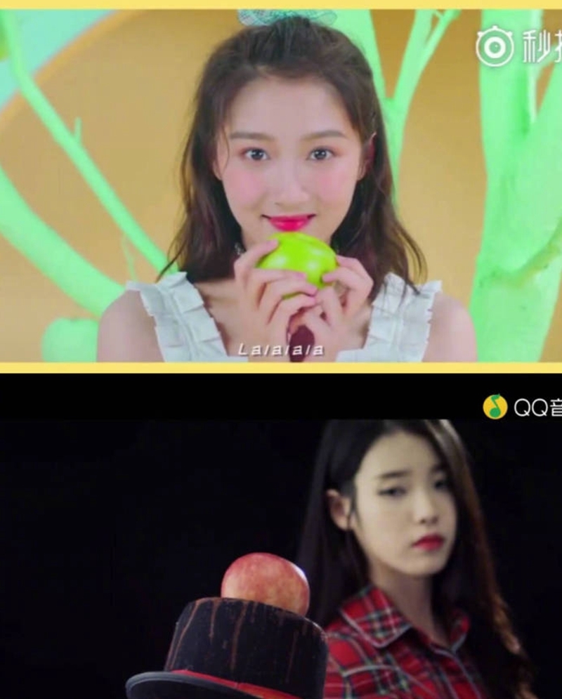 关晓彤新歌MV被指抄袭IU 宣传照也被质疑