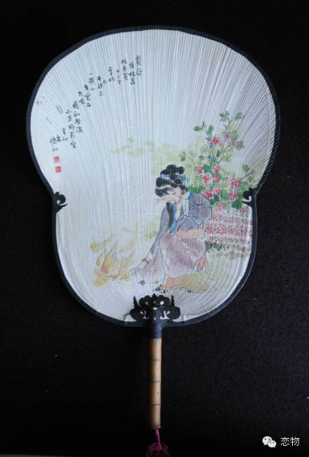 中国传统绢面扇 中国传统绢面扇