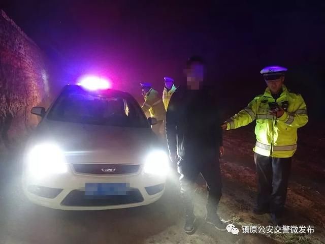 镇原县公安局交警大队异地用警交叉执法酒驾查