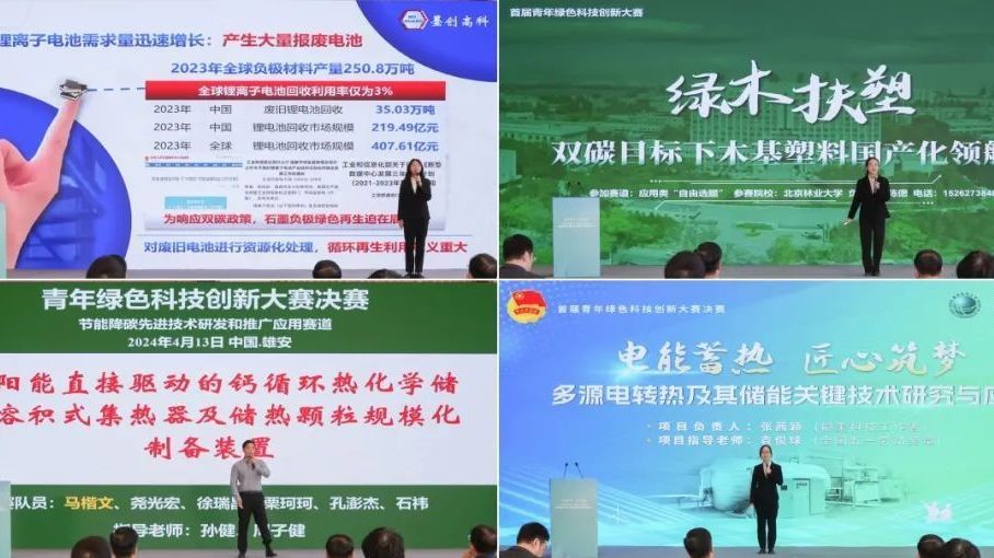 首届青年绿色科技创新大赛圆满落幕 首届青年绿色科技创新大赛圆满落幕