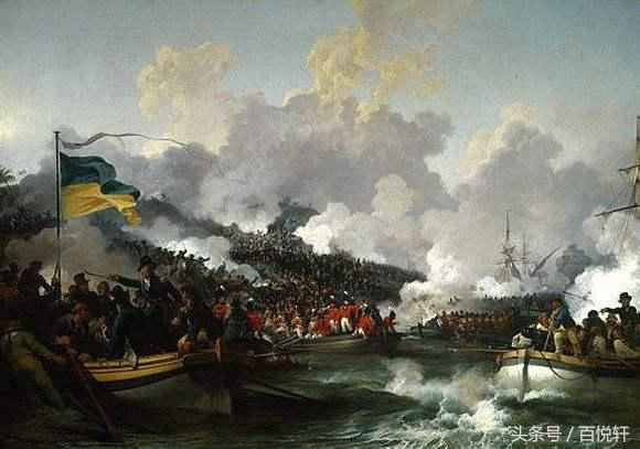 Oil Painting Replica The Landing of British Troops at Aboukir, 8 March ...