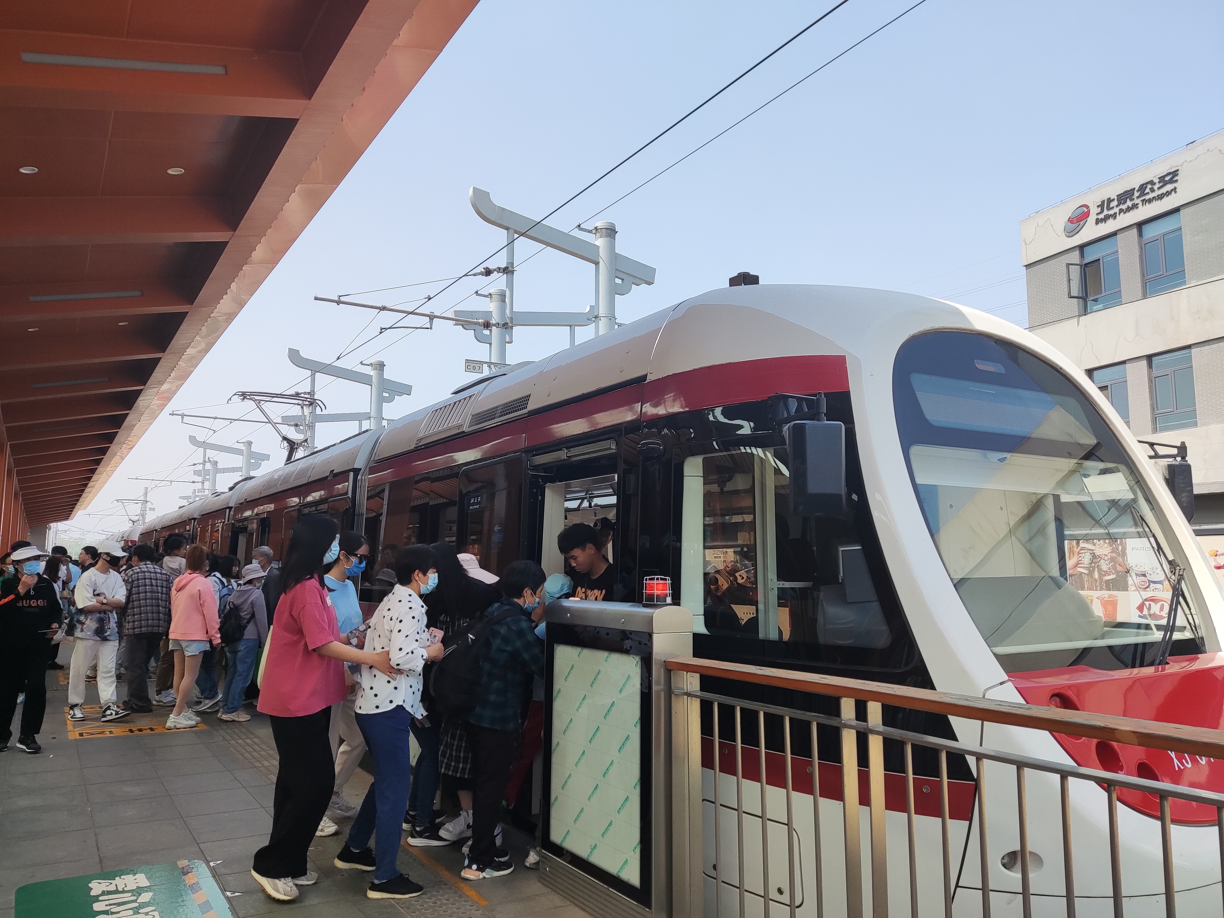 有轨电车西郊线"五一"总客运量超疫情前