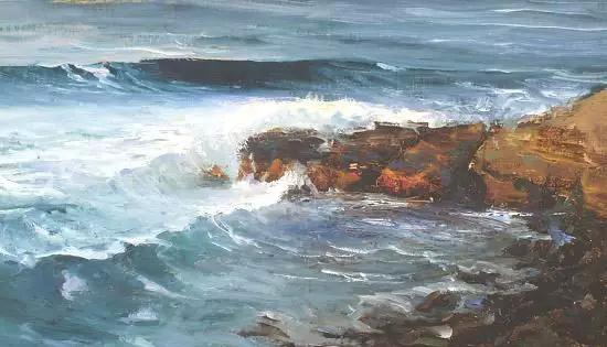 海景油画:捷克画家 paul gazur 作品欣赏