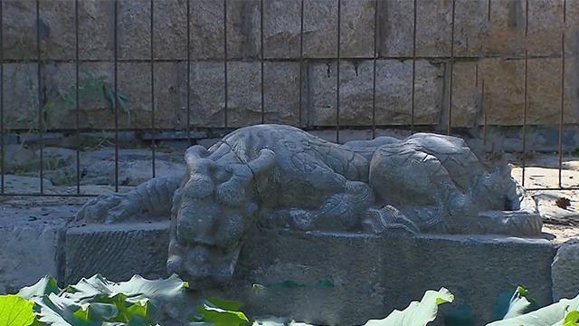 中轴线下 趴着四只小怪兽 中轴线下 趴着四只小怪兽