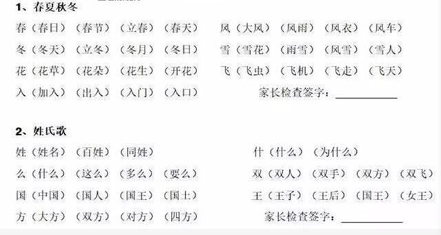 部编教材小学语文一下、二下全书生字表,带组