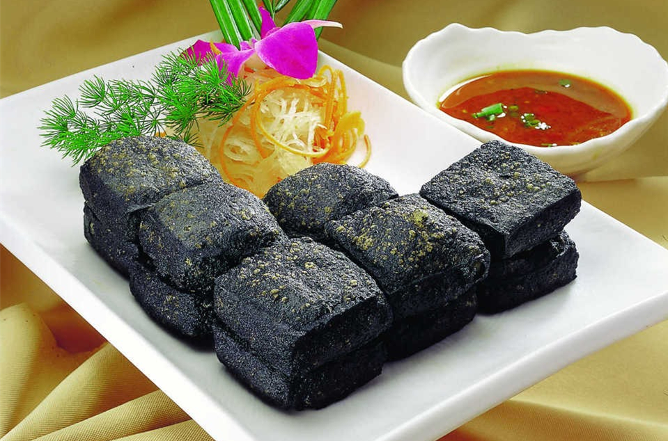 长沙臭豆腐。