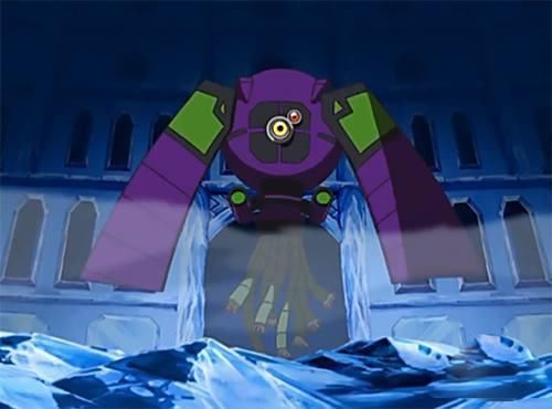 生化剑龙兽/生化棘背龙兽 数码宝贝5中仓田的杰作,伊万植入了剑龙兽的