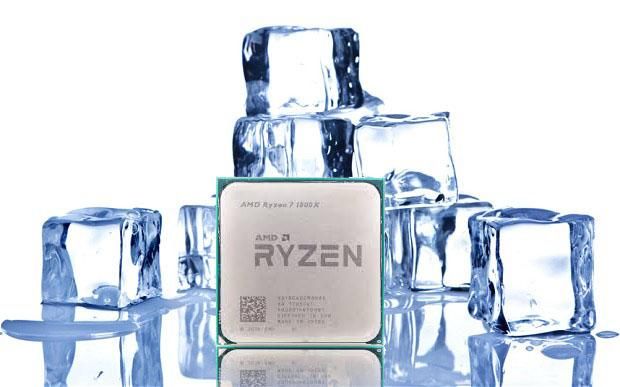 用冰冷给AMD锐龙R7 1800X处理器超频,温度降