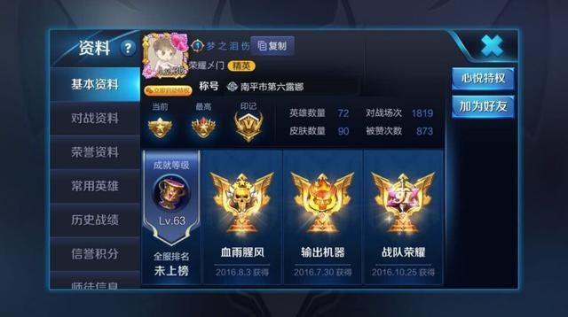 王者荣耀:梦泪新ID尽显王者霸气,网友点赞:看到