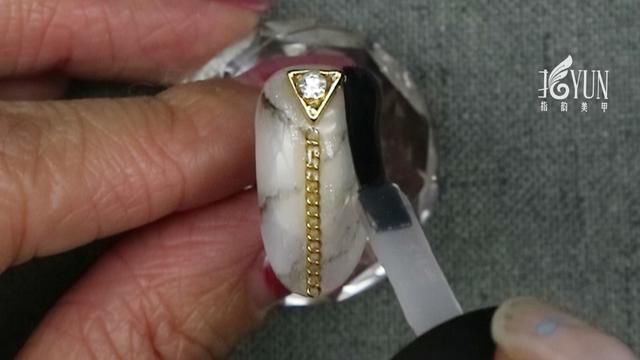 美甲初学者必看2018春季大理石纹晕染美甲教