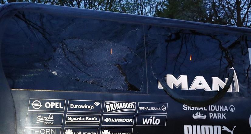 多特蒙德球队大巴发生爆炸:1人受伤 比赛被取消