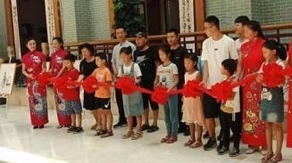 风骨逸韵卧柳教室师生作品展在风筝博物馆举行