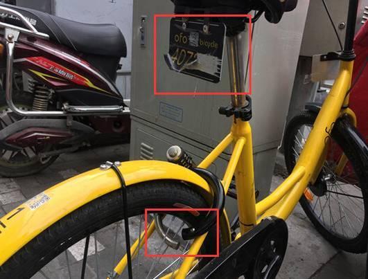 单车车锁被撬弯,二维码和编号均被涂毁 葛俊俊/拍摄
