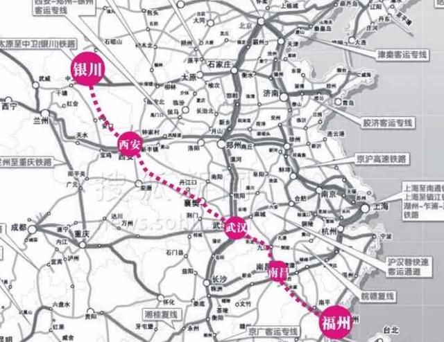 动脉高铁将跨越这五省,沿途经过的地方GDP将