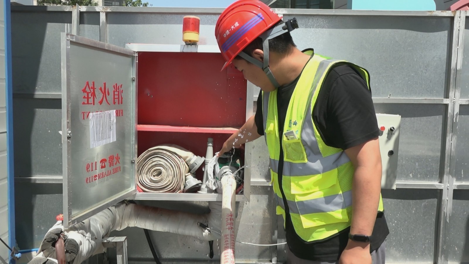 北京消防开展经开区施工现场全覆盖检查 北京消防开展经开区施工现场全覆盖检查