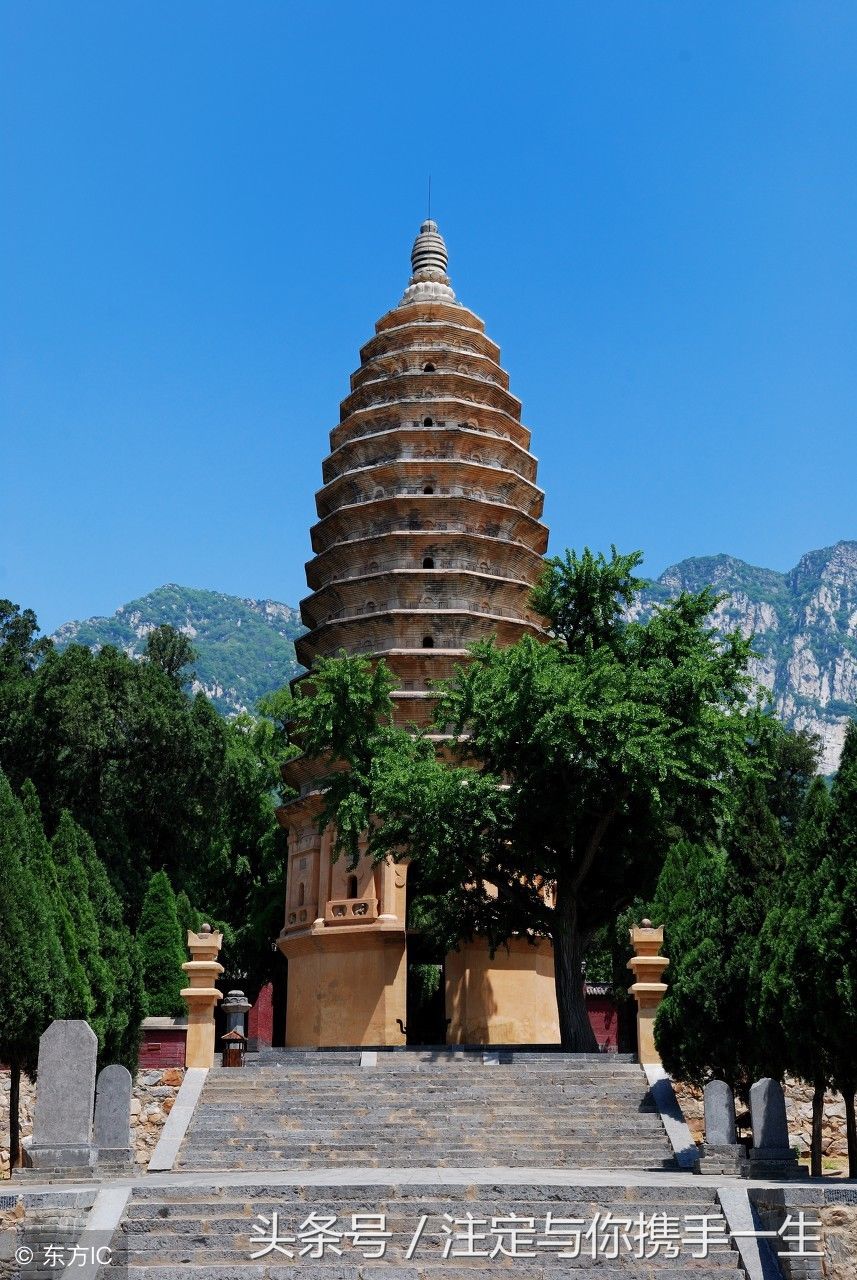 华夏第一塔--河南登封嵩岳寺塔,中国古代四大名
