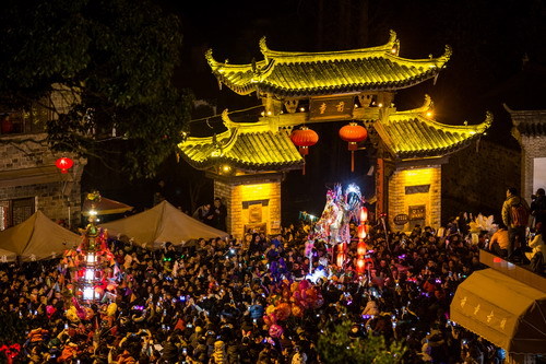 宁海前童元宵行会现场