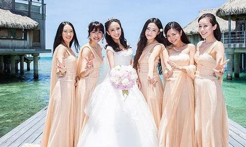 从不参加婚礼的她当了一次伴娘,惊艳全场力压娱乐圈伴娘团!