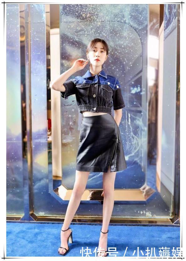 168迪丽热巴和170李溪芮同穿短裙,身高差2cm