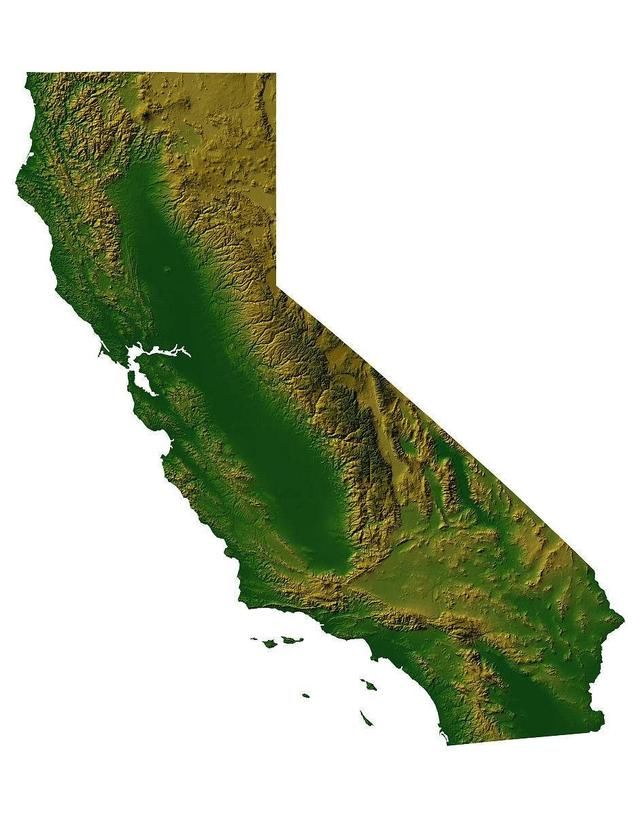 加利福尼亚州在美国面积第3、人口第1,经济世
