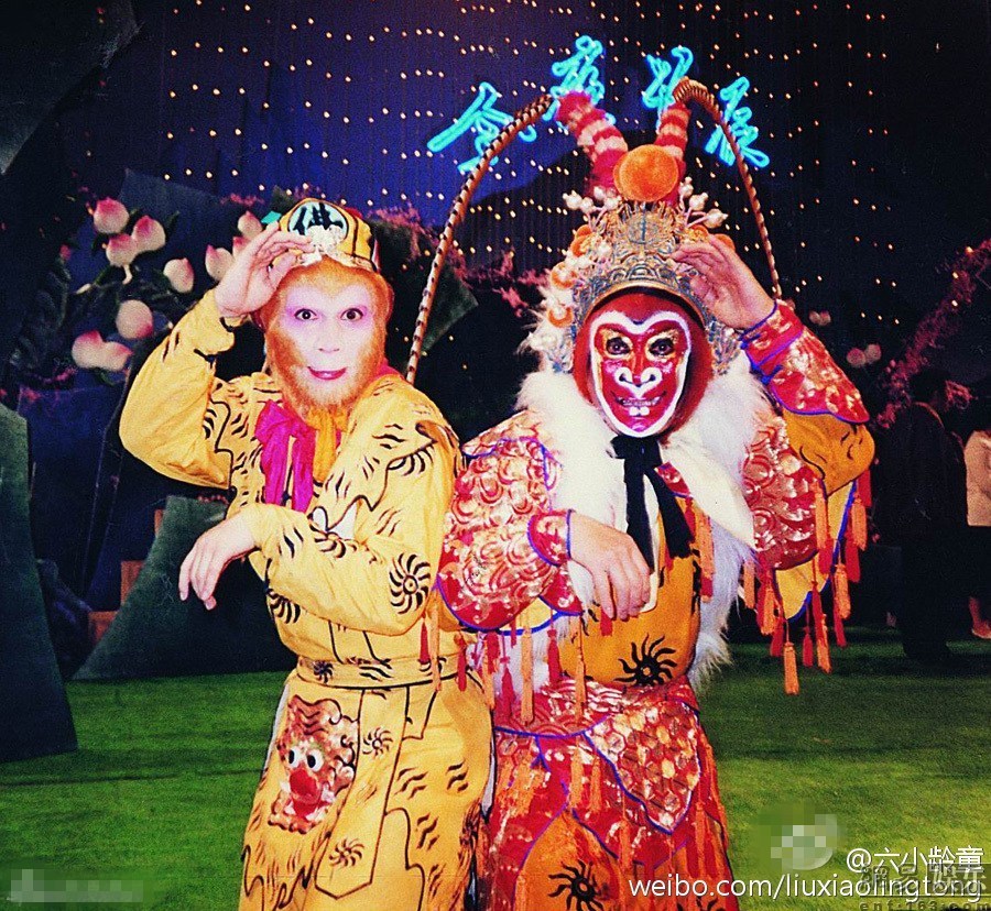 儿子六小龄童发珍贵照片怀念父亲,"您把毕生心血全部投入到绍剧猴戏上