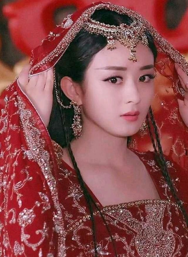 女星的新娘妆,赵丽颖,迪丽热巴,范冰冰,景甜,谁