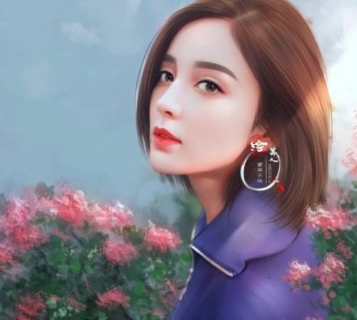 十二星座专属明星手绘图,白羊座励志女神,金牛