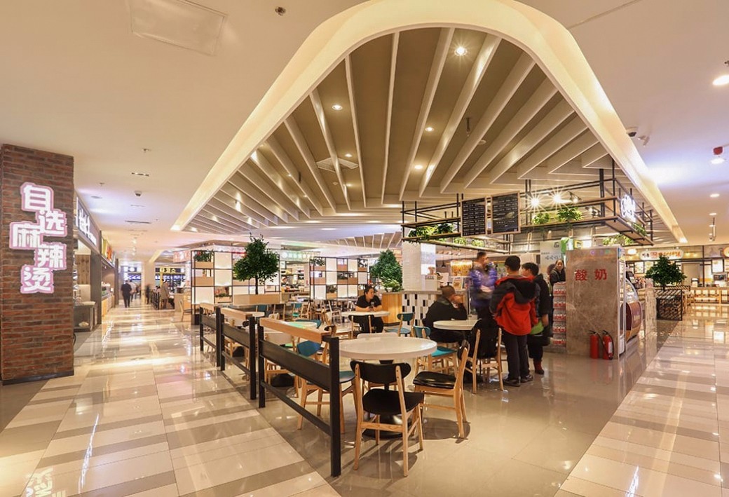 主题美食街设计-延吉百货大楼美食商业街