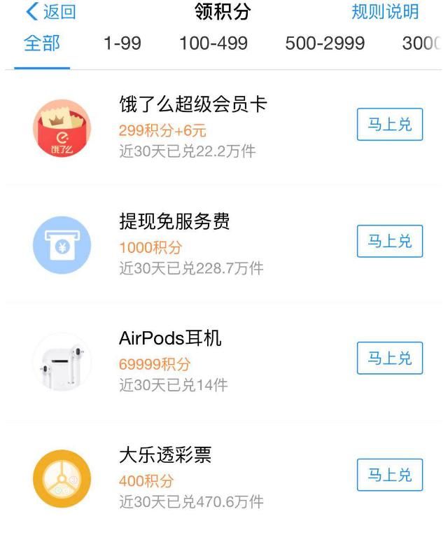 支付宝法人换了!积分规则调整 9月起取消这项