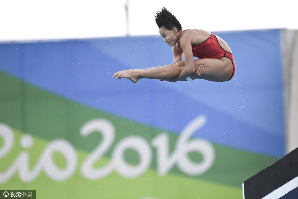 第二轮，任茜选择向内翻腾三周半抱膝，正常发挥，得到84.80分。司雅杰选择向内翻腾三周半抱膝，动作果断，水花压得非常漂亮，得到86.40分。第二跳结束后，司雅杰以167.40分暂列第一，任茜第二，帕拉托第三。