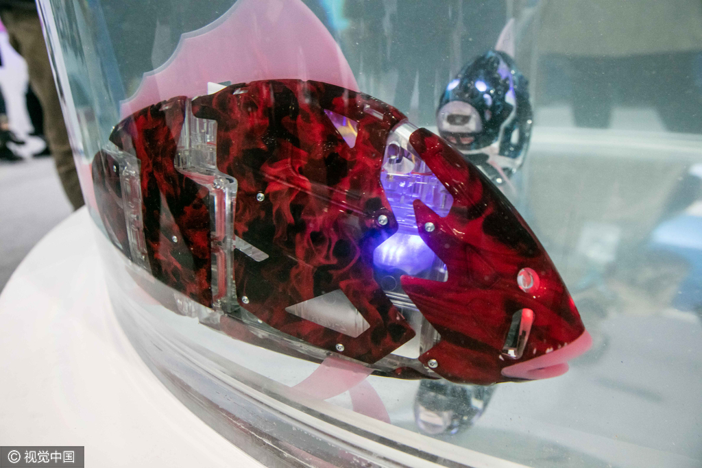 目前这款仿生鱼机器人主要以观赏为主,当然也可以接受一些水下作业,比如拍照、测水质等。