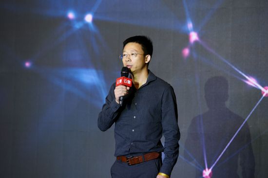 大希地ceo王凌波在会上发言