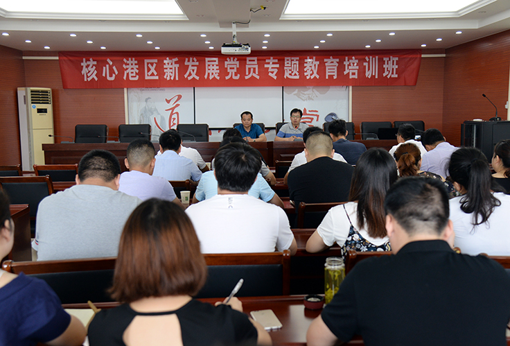 核心港区举办新发展党员专题教育培训班暨雁阵