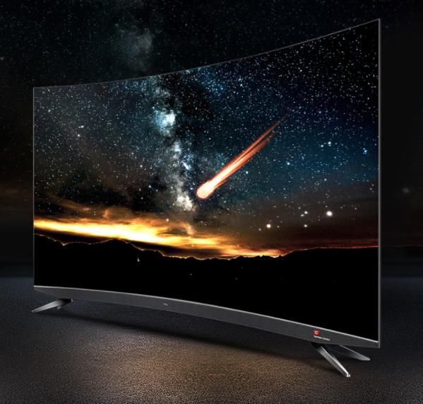TCL 65Q960C 65英寸曲面电视,全面屏大视野