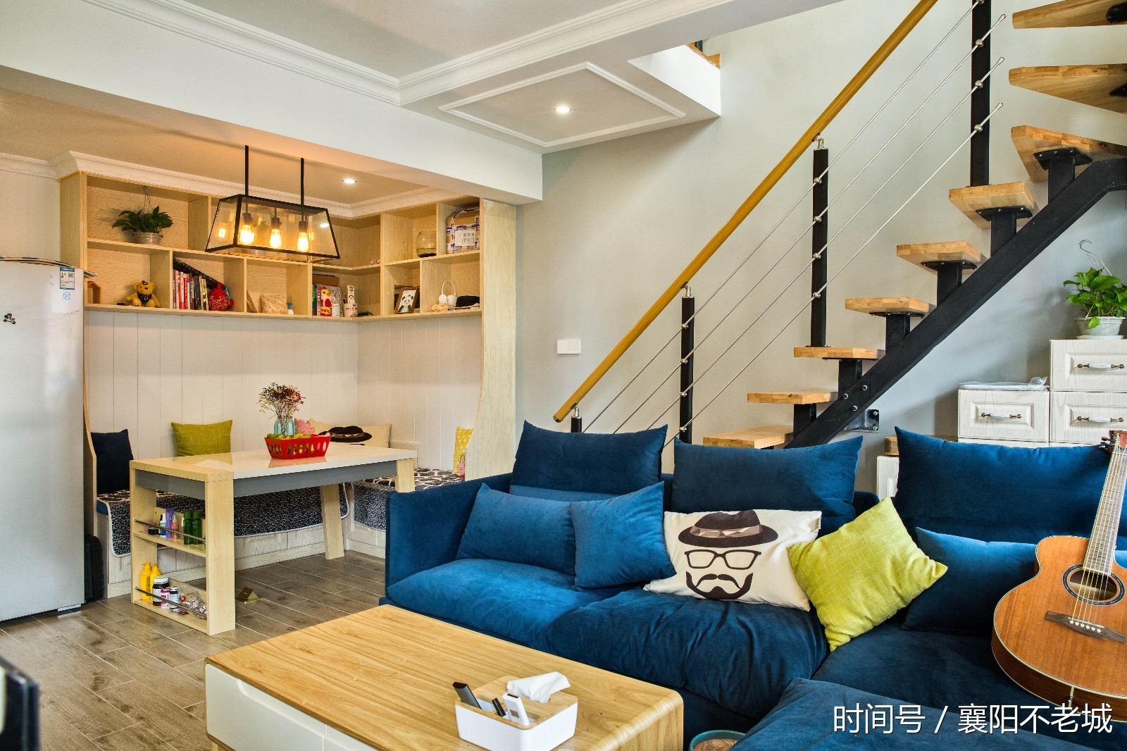 襄阳95平小复式楼装修报价,小户型装修吧台一