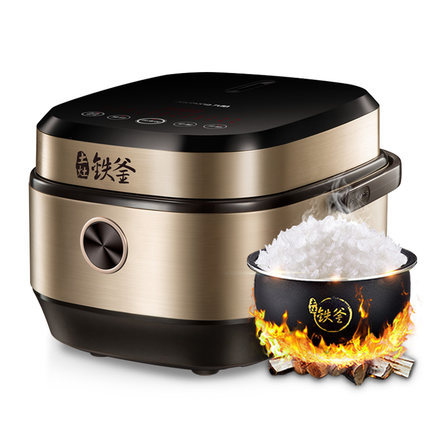 直降200元:IH电磁加热\/土灶铁釜内胆,九阳4L智