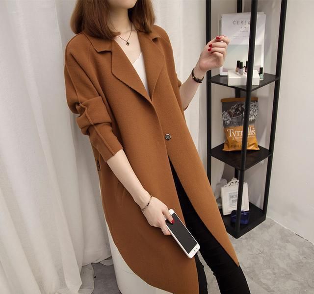 千万别再打底裤配开衫,奶奶裤+开衫的穿法最时