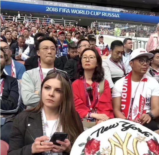 球迷陈奕迅吴秀波现身2018年俄罗斯世界杯开
