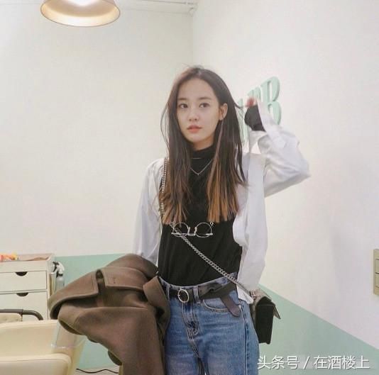 明星私服after school李珠妍 私服生活照--行走的