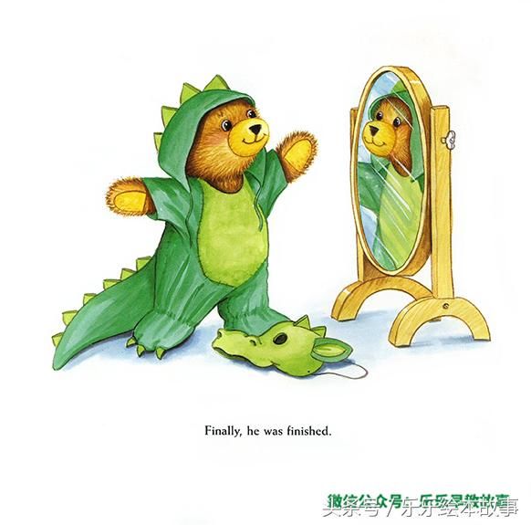 亲子阅读分享英文原版绘本灯绒小熊的万圣节!