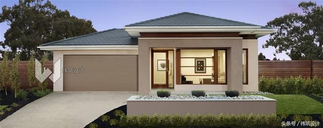 谁说农村平房不能是别墅?20款1层别墅图纸,2