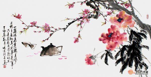 郑晓京花鸟画欣赏，新时代花鸟画的新风格