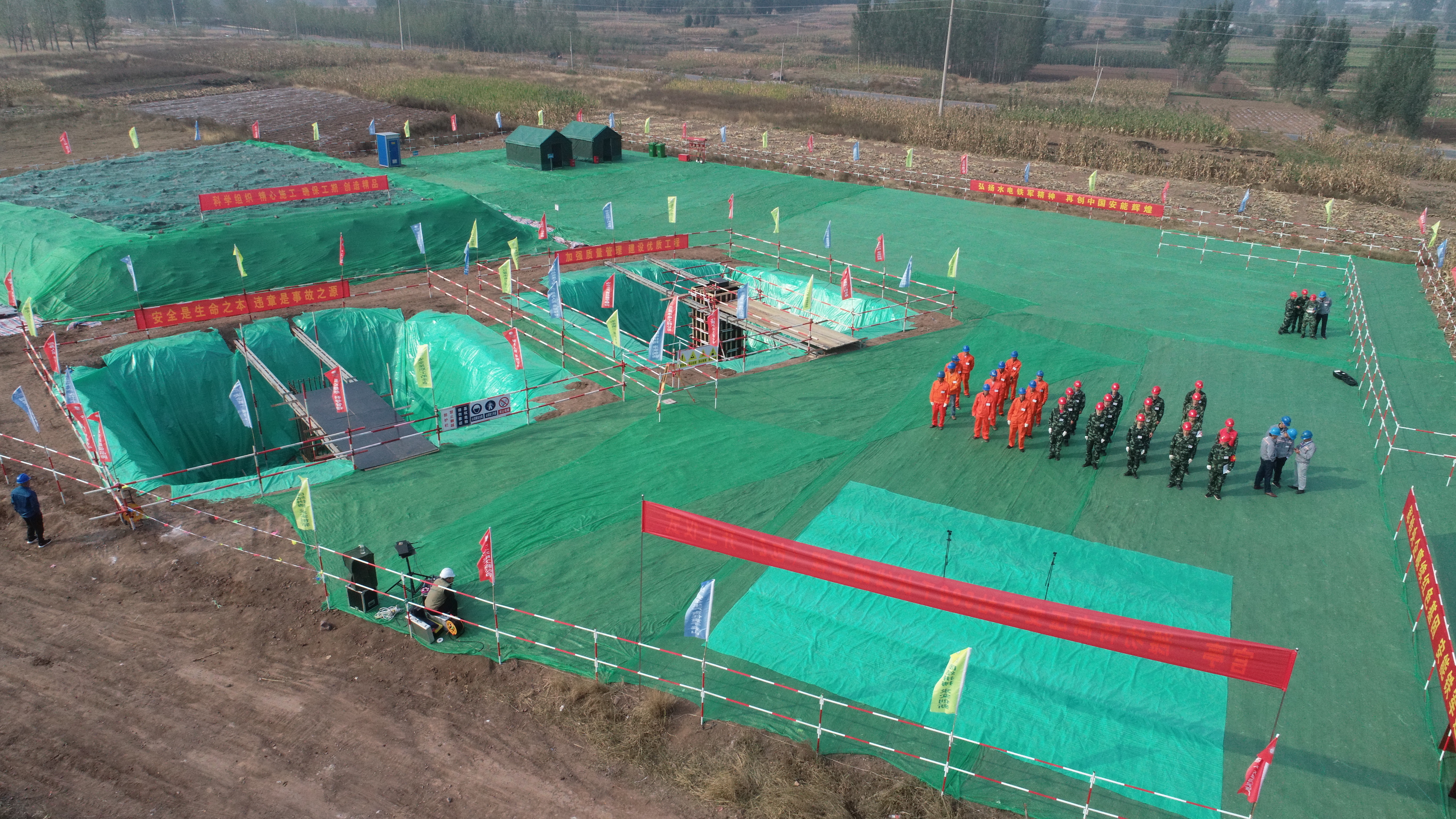 山东官亭～潍坊特高压变电站500千伏线路工程2标全线贯通