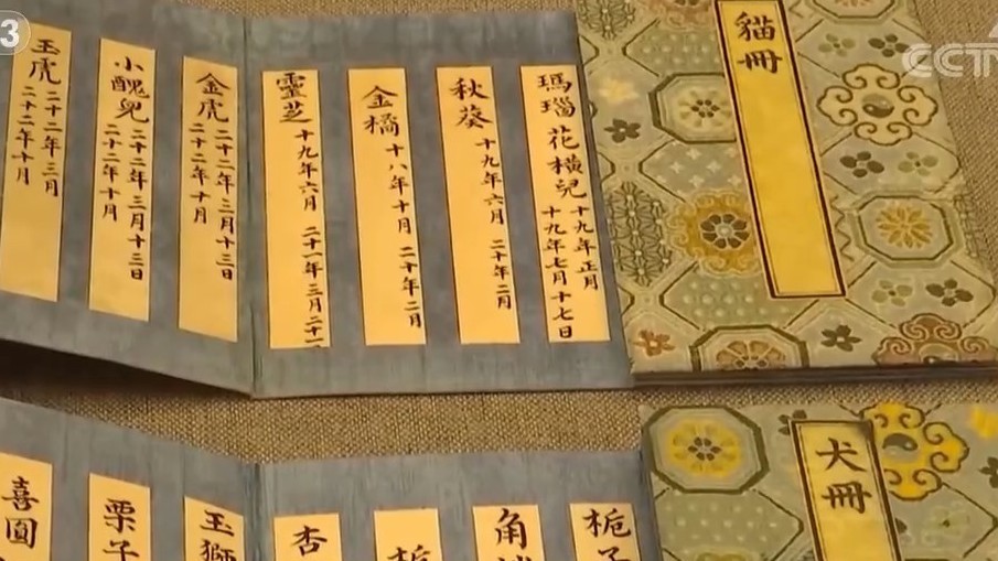 清宫里的宠物都有名录 咱看到的御猫会是“花妞儿”和“金虎”吗？