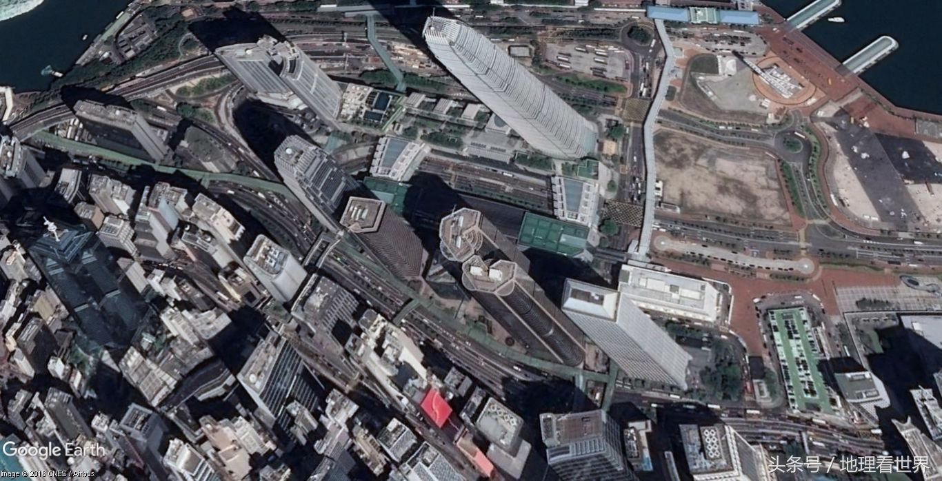 卫星地图不看不知道 香港楼房居然那么密集!