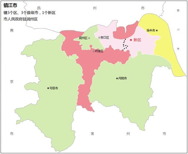 镇江市各区市:丹阳市人口最多GDP第一,句容市