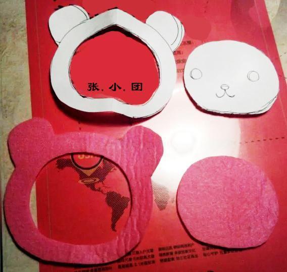 [小团手工]不织布教程:缝制专属于你的小熊娃娃